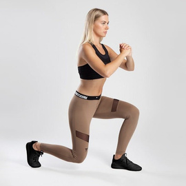 Trec - Women's TW LEGGINGS TRECGIRL 030 DUAL MESH CARAMEL