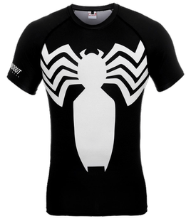 Poundout - Rashguard short sleeve Marvel Venom Uniform
