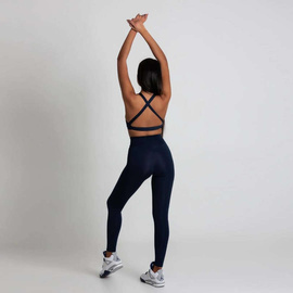 Chiara Wear - Legginsy X push-up - granatowe