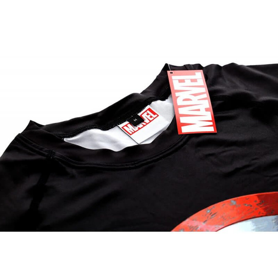 Poundout - Rashguard short Marvel Captain America