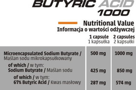 Human Code - Butyric Acid 1000 - 120 veg. caps.