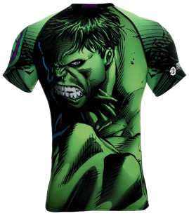 Poundout - Rashguard short Marvel Hulk