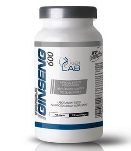 GenLab - PANAX GINSENG 600 - 72 kaps. Żeń-szeń
