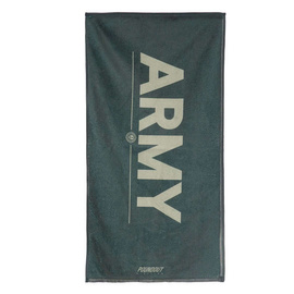 Poundout - Ręcznik na siłownię frotte ARMY 35 x 70 cm