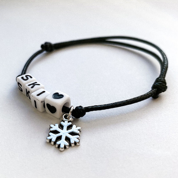 Fit Kolekcja - String Bracelet - SKI 01 silver