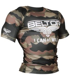 Beltor - Rashguard męski Short Sleeve Army
