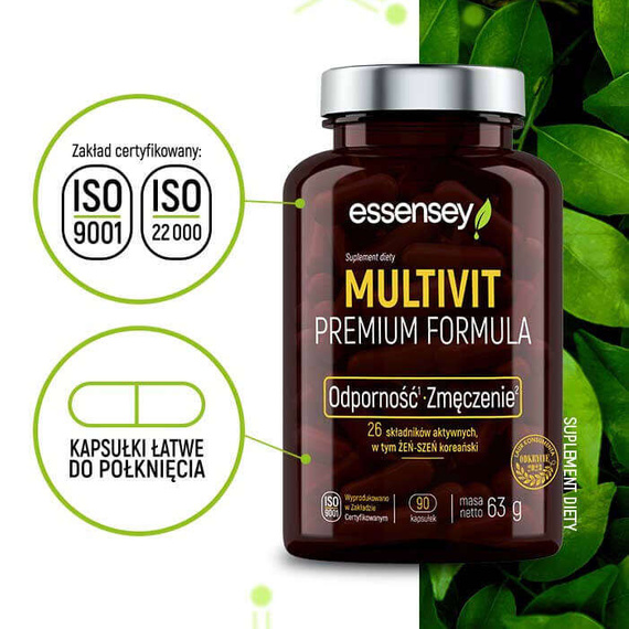 Essensey - Multivit Premium Formula - 90 caps.