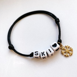 Fit Kolekcja - String Bracelet -  SKI 02 gold