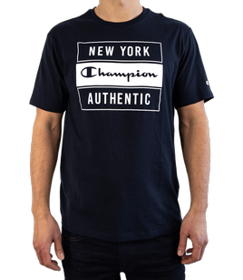 Champion - Koszulka T-shirt Legacy granatowy 001