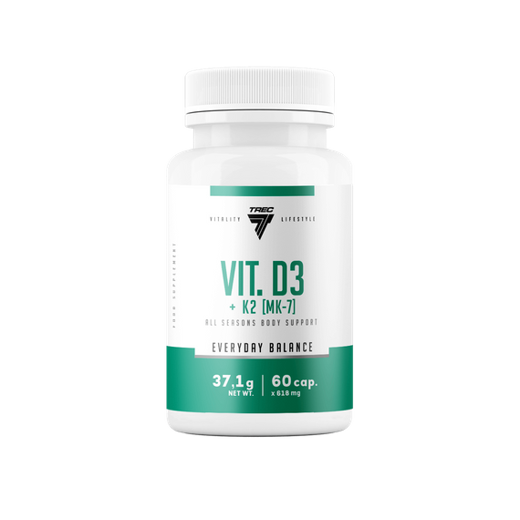 Trec - VIT. D3+K2 [MK-7] - 60 kaps.