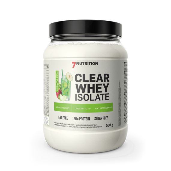 7Nutrition - Clear Whey Isolate 500 g - green apple-cactus