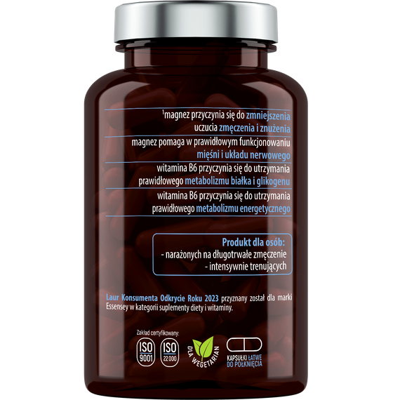 Essensey - Magnesium + B6 - 90 caps.
