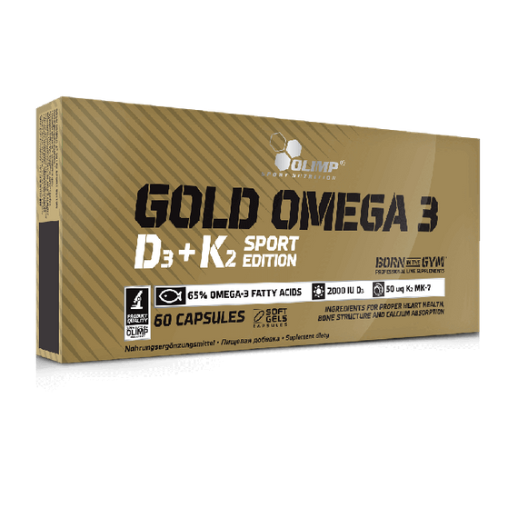 Olimp - Gold-Omega 3 D3 + K2 Sport Edition - 60 kaps.