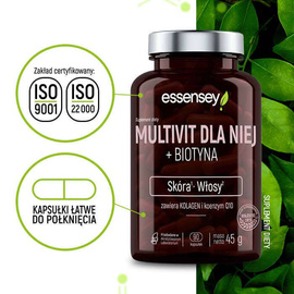Essensey - Multivit dla Niej + Biotyna - 90 kaps.