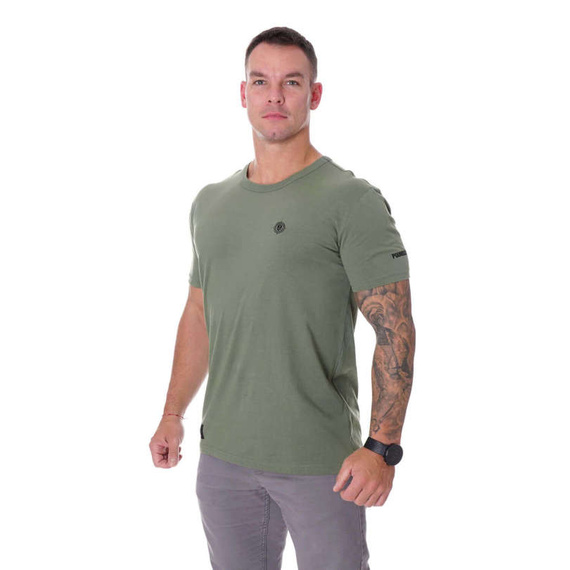 Poundout - Men's T-shirt BATTLE khaki