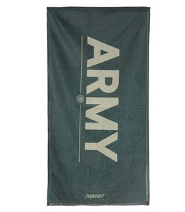 Poundout - Ręcznik na siłownię frotte ARMY 35 x 70 cm