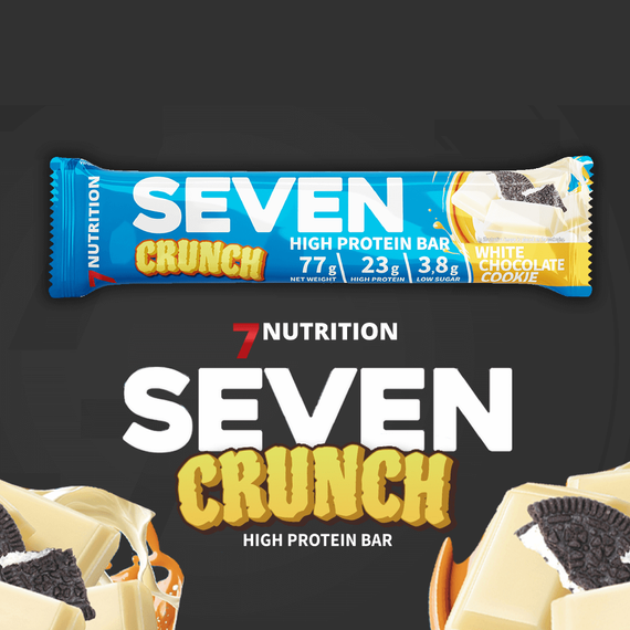 7Nutrition - Seven Protein Bar 77 g - biała czekolada i ciastko