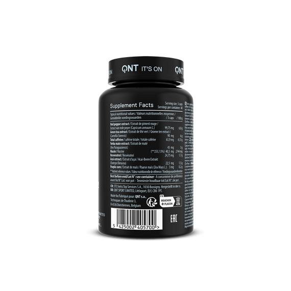 QNT -  Riptek V2 Thermogenic Fat Burner - 120 caps .