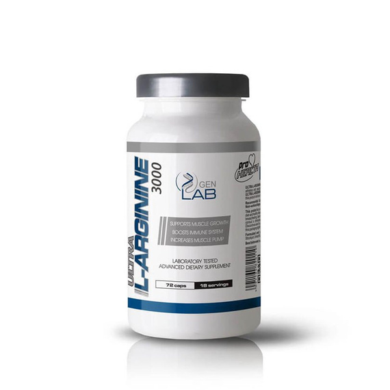 GenLab - ULTRA L-Arginine 3000 - 72 kaps.