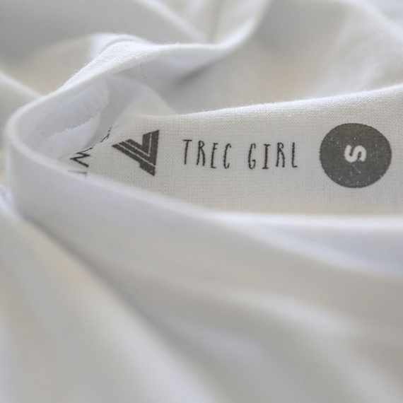 Trec - Koszulka T-shirt TRECGIRL 006 LOVE SQUAT WHITE