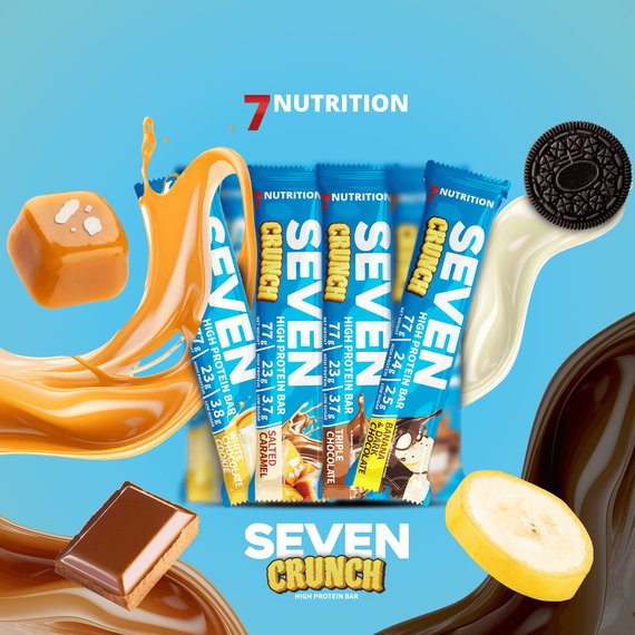 7Nutrition - Seven Protein Bar 77 g - biała czekolada i ciastko