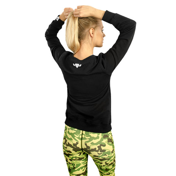 Trec - Bluza damska TW SWEATSHIRT TRECGIRL 09 STRONG BLACK