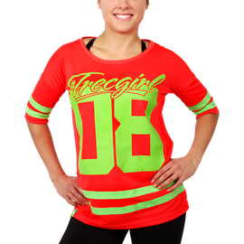 Trec - Women's T-shirt OVERSIZE TRECGIRL 003 ORANGE