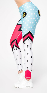 MEX - Legginsy damskie Groovy Toon Flash