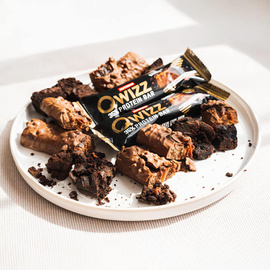 Nutrend - Qwizz Protein Bar 60 g - czekoladowe brownies