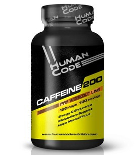 Human Code - Caffeine 200 - 120 caps.