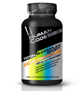 Human Code - Total B-Complex Sport - 60 veg. caps.