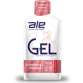 ALE - Display ALE GEL - 10x 55,5 g Strawberry-Banana