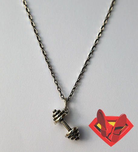 Fit Kolekcja - Oxidised Sterling Silver Anchor Link Chain 50 cm