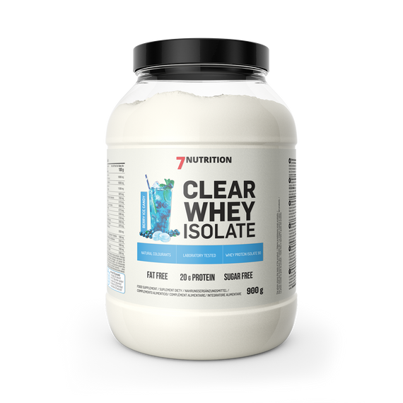 7Nutrition - Clear Whey Isolate 900 g - jagodowy cukierek lodowy