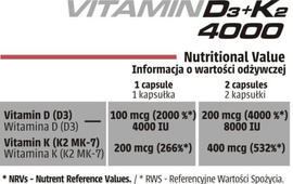 Human Code - Vitamin D3 4000 - 120 kaps.