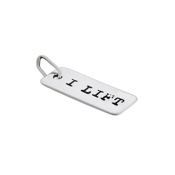 Fit Kolekcja - Oxidised Sterling Silver I LIFT Charm