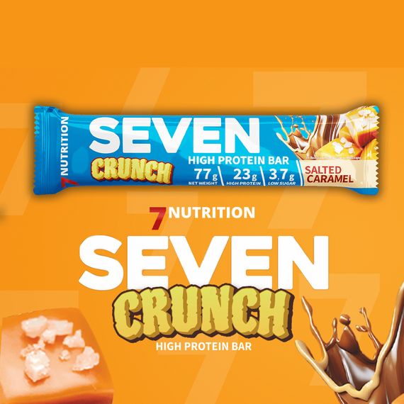 7Nutrition - Seven Protein Bar 77 g - słony karmel