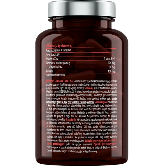 Essensey - Guarana & Caffeine - 90 caps.