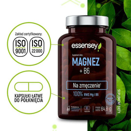 Essensey - Magnez z witaminą B6 - 90 kaps.