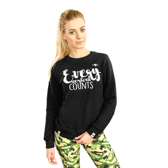 Trec - Bluza damska TW SWEATSHIRT TRECGIRL 09 STRONG BLACK