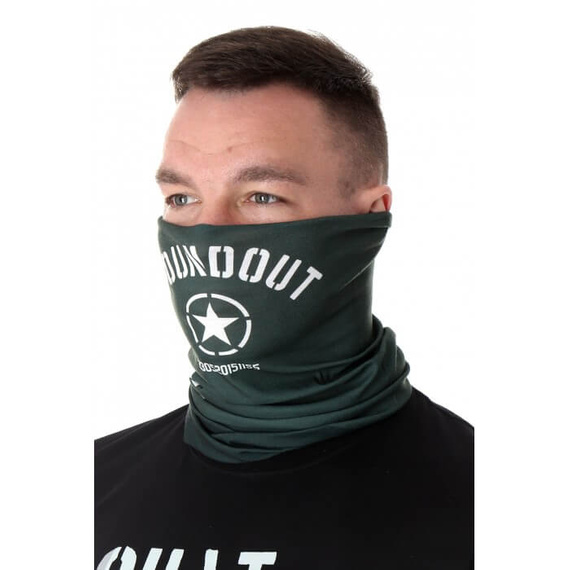 Poundout - Multifunctional tubular scarf KHAKI