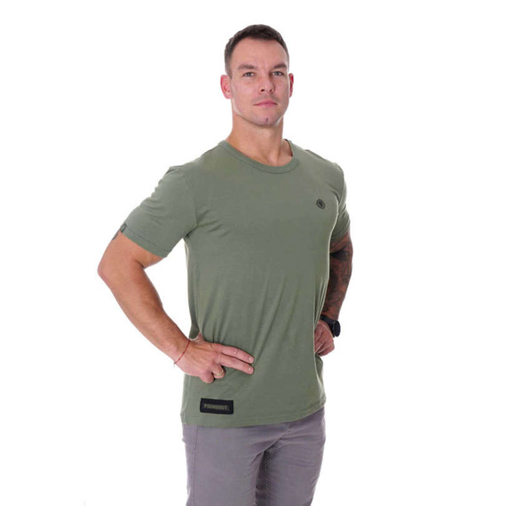 Poundout - Koszulka T-shirt męski BATTLE khaki