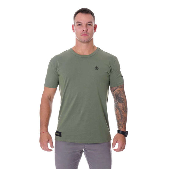 Poundout - Koszulka T-shirt męski BATTLE khaki