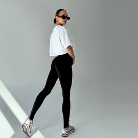 Chiara Wear - T-shirt crop top FREE BOOBIES - white