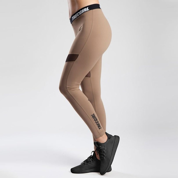 Trec - Women's TW LEGGINGS TRECGIRL 030 DUAL MESH CARAMEL