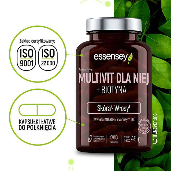 Essensey - Multivit for Her + Biotin - 90 caps.