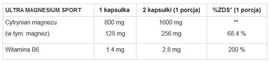 GenLab - Ultra Magnesium Sport - 72 kaps. 