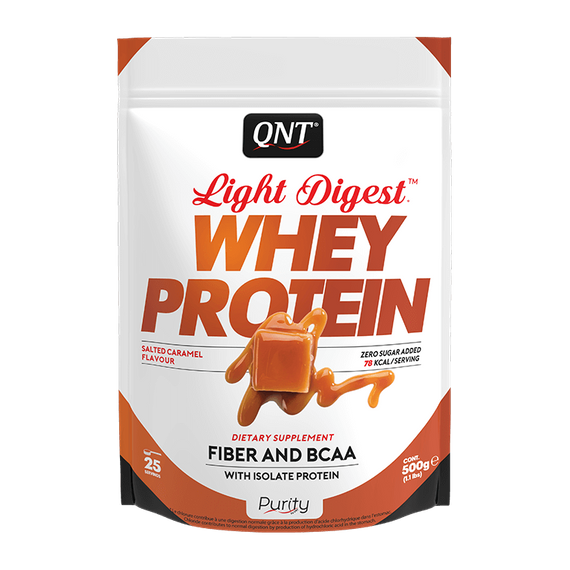 QNT - Light Digest Whey Protein - 500 g słony karmel