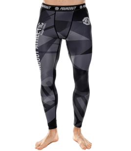 Poundout - Men's Pro Pants Leggings STRIPES