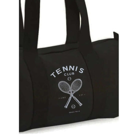 Chiara Wear - TENNIS zipped sports bag - black